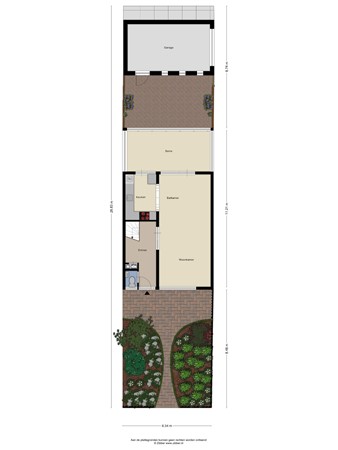 Floorplan - Purcellstraat 35, 5283 GX Boxtel